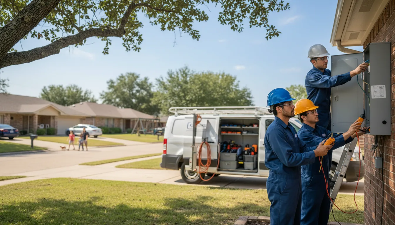 Certified electrician providing emergency electrical services in Cramerton, NC